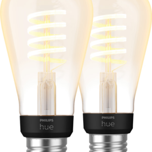Philips Hue Filamentlamp White Ambiance Edison E27 2-pack - vergelijk en bespaar - Vergelijk365