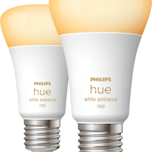 Philips Hue White Ambiance E27 1100lm Duo pack - vergelijk en bespaar - Vergelijk365