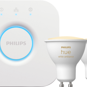 Philips Hue White Ambiance GU10 Duo pack + Hue Bridge - vergelijk en bespaar - Vergelijk365