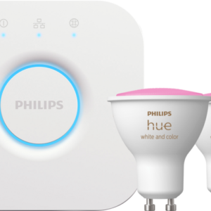 Philips Hue White and Color GU10 Duo pack + Hue Bridge - vergelijk en bespaar - Vergelijk365