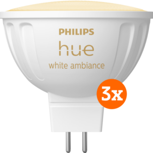 Philips Hue spot White Ambiance MR16 3-pack - vergelijk en bespaar - Vergelijk365