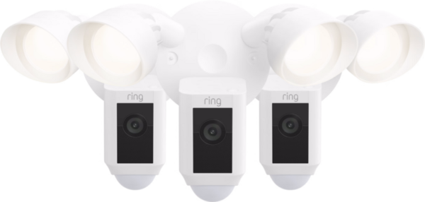 Ring Floodlight Cam Wired Plus Wit 3-pack - vergelijk en bespaar - Vergelijk365
