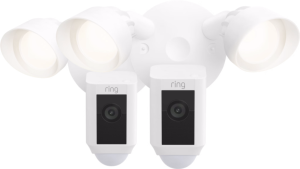 Ring Floodlight Cam Wired Plus Wit Duo-pack - vergelijk en bespaar - Vergelijk365