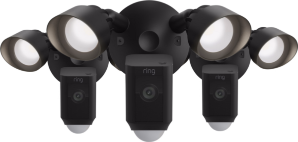Ring Floodlight Cam Wired Plus Zwart 3-pack - vergelijk en bespaar - Vergelijk365