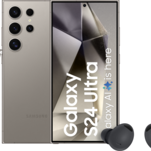 Samsung Galaxy S24 Ultra 256GB Grijs 5G + Galaxy Buds 2 Pro Zwart - vergelijk en bespaar - Vergelijk365