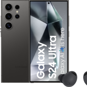 Samsung Galaxy S24 Ultra 256GB Zwart 5G + Galaxy Buds 2 Pro Zwart - vergelijk en bespaar - Vergelijk365