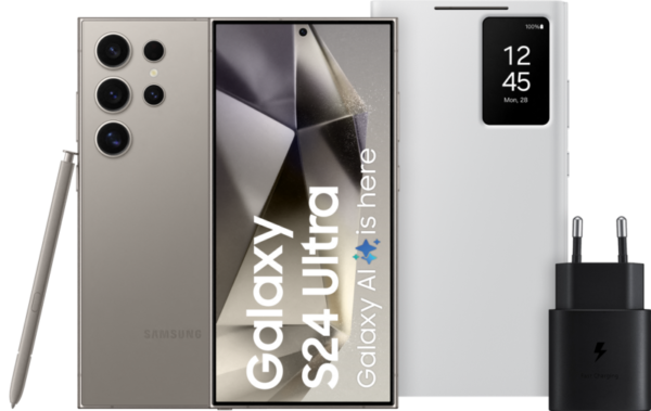Samsung Galaxy S24 Ultra 512GB Grijs 5G + Starterspakket - vergelijk en bespaar - Vergelijk365