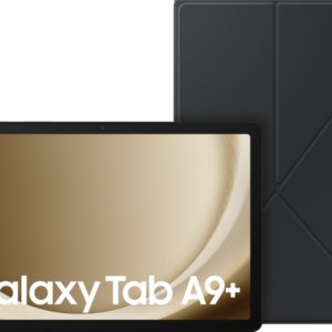 Samsung Galaxy Tab A9 Plus 11 inch 64GB Wifi Zilver + Book Case Zwart - vergelijk en bespaar - Vergelijk365