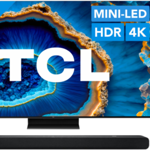 TCL QLED 50C803 (2023) + Soundbar - vergelijk en bespaar - Vergelijk365