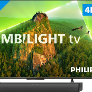 Philips 50PUS8108 - Ambilight (2023) + Soundbar + Hdmi kabel - vergelijk en bespaar - Vergelijk365