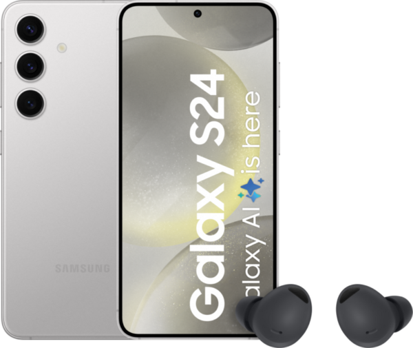Samsung Galaxy S24 256GB Grijs 5G + Galaxy Buds 2 Pro Zwart - vergelijk en bespaar - Vergelijk365