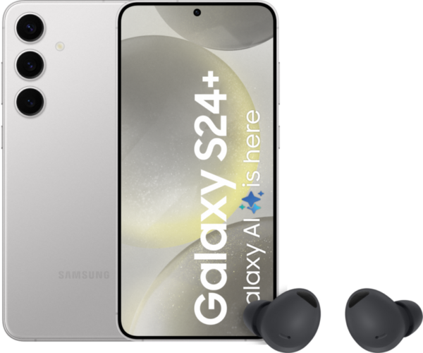 Samsung Galaxy S24 Plus 256GB Grijs 5G + Galaxy Buds 2 Pro Zwart - vergelijk en bespaar - Vergelijk365