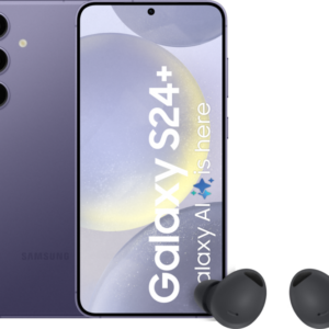 Samsung Galaxy S24 Plus 512GB Zwart 5G + Galaxy Buds 2 Pro Zwart - vergelijk en bespaar - Vergelijk365