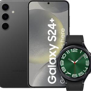 Samsung Galaxy S24 Plus 512GB Zwart 5G + Galaxy Watch 6 Classic Zwart 47mm - vergelijk en bespaar - Vergelijk365