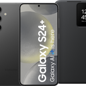 Samsung Galaxy S24 Plus 512GB Zwart 5G + Smart View Book Case Zwart - vergelijk en bespaar - Vergelijk365