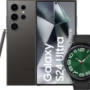 Samsung Galaxy S24 Ultra 1TB Zwart 5G + Galaxy Watch 6 Classic Zwart 47mm - vergelijk en bespaar - Vergelijk365