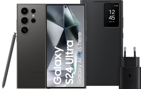 Samsung Galaxy S24 Ultra 1TB Zwart 5G + Starterspakket - vergelijk en bespaar - Vergelijk365