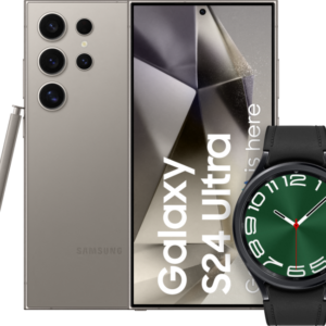 Samsung Galaxy S24 Ultra 256GB Grijs 5G + Galaxy Watch 6 Classic Zwart 47mm - vergelijk en bespaar - Vergelijk365