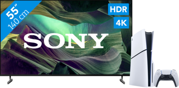 Sony Bravia KD-55X85L (2023) + Playstation 5 Slim Disc - vergelijk en bespaar - Vergelijk365