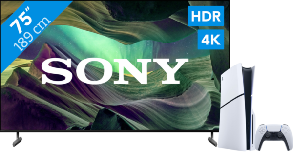 Sony Bravia KD-75X85L (2023) + Playstation 5 Slim Disc - vergelijk en bespaar - Vergelijk365