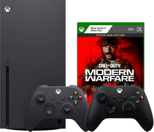 Xbox Series X + Call of Duty: Modern Warfare III + Tweede Controller Zwart - vergelijk en bespaar - Vergelijk365