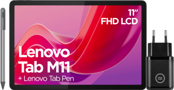 Lenovo Tab M11 11 inch 128GB Wifi Grijs + BlueBuilt Oplader - vergelijk en bespaar - Vergelijk365