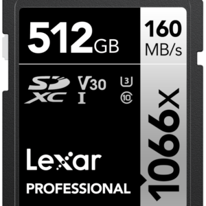 Lexar Professional 1066x SILVER 512GB SDXC - vergelijk en bespaar - Vergelijk365