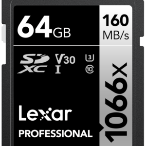 Lexar Professional 1066x SILVER 64GB SDXC - vergelijk en bespaar - Vergelijk365