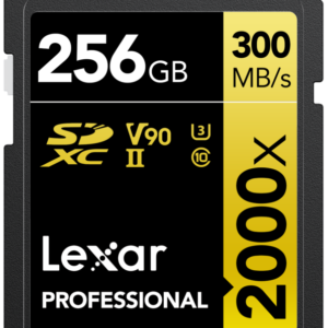 Lexar Professional 2000x GOLD 256GB SDXC - vergelijk en bespaar - Vergelijk365