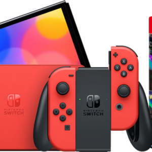 Nintendo Switch OLED Super Mario Editie + Nintendo Switch Sports - vergelijk en bespaar - Vergelijk365