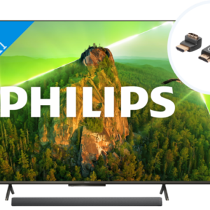 Philips 55PUS8108 - Ambilight (2023) + Soundbar + Hdmi kabel - vergelijk en bespaar - Vergelijk365