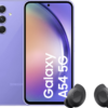 Samsung Galaxy A54 128GB Paars 5G + Samsung Galaxy Buds FE Zwart - vergelijk en bespaar - Vergelijk365
