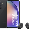 Samsung Galaxy A54 256GB Zwart 5G + Samsung Galaxy Buds FE Zwart - vergelijk en bespaar - Vergelijk365