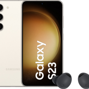 Samsung Galaxy S23 128GB Crème + Samsung Galaxy Buds 2 Pro Zwart - vergelijk en bespaar - Vergelijk365