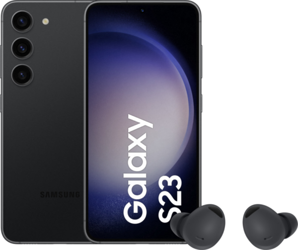 Samsung Galaxy S23 256GB Zwart + Samsung Galaxy Buds 2 Pro Zwart - vergelijk en bespaar - Vergelijk365
