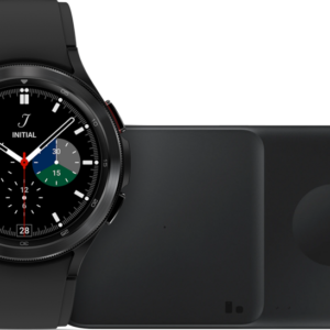 Samsung Galaxy Watch4 Classic Zwart 46mm + Draadloze Oplader DUO Pad 9W Zwart - vergelijk en bespaar - Vergelijk365
