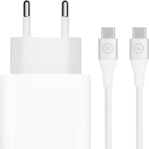Apple Power Delivery Oplader 20W + Usb C Kabel Nylon Wit 1
