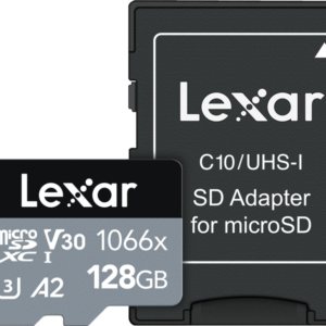 Lexar Professional 1066x SILVER 128GB microSDXC 160mb/s - vergelijk en bespaar - Vergelijk365