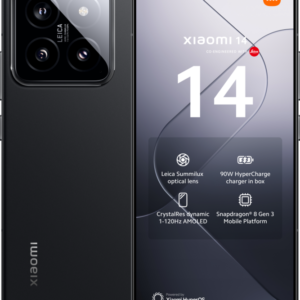 Xiaomi 14 512GB Zwart 5G - vergelijk en bespaar - Vergelijk365